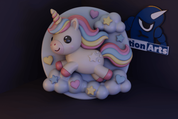 3D Unicorn Picture 3D Model for 3D Printing: A Guide to Bringing Fantasy into Physical Space