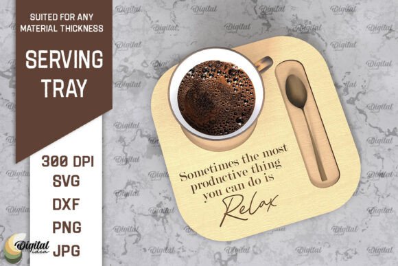 3D Wooden Serving Tray Laser Cut: A Comprehensive Guide to Digital Design Files