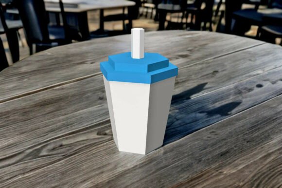Coffee Mug Favor - 3d Papercraft Digital Templates