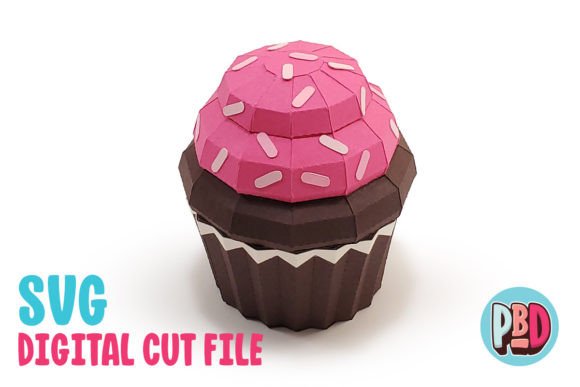 Cupcake 3D Papercraft
