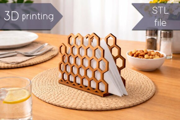 Honey Comb Napkin Holder 3d Print STL