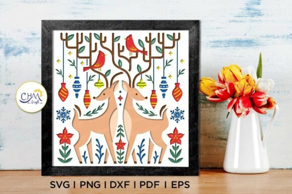 Mastering the Art of Depth: A Comprehensive Guide to the 3D Christmas Deer Shadow Box SVG