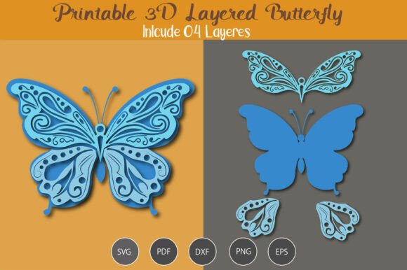 Mastering the Art of Depth: A Comprehensive Guide to Using 3D Layered Butterfly SVG Files