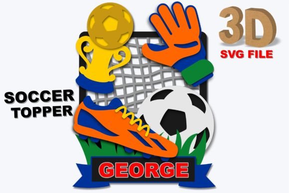 Soccer Topper 3D Svg: Elevate Your Cake Designs and Crafts