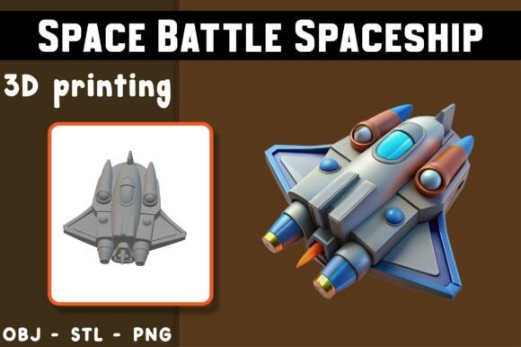 Space Battle Spaceship 3D Model: A Digital Artifact of Interstellar Narrative