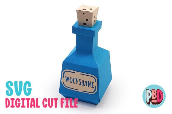Wolfsbane Potion 3D Papercraft: Elevate Your Halloween Decor and DIY Projects